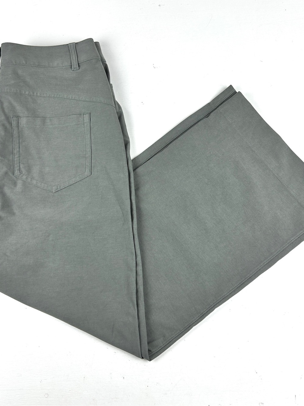 Lululemon LW5ENJS City Sleek 5 Pocket Wide-Leg High-Rise Pant Gray W 30